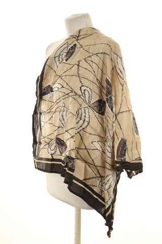 Apaszka wzorek 100% jedwab