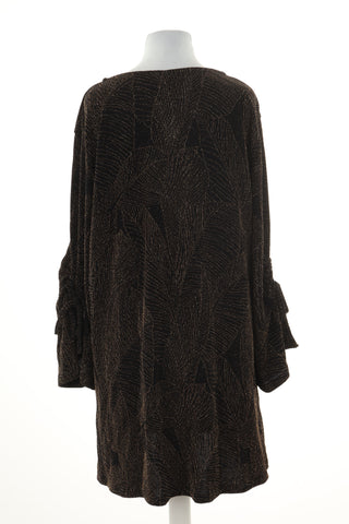 Bluzka czarna błyszcząca