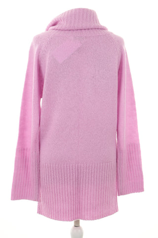 Sweter -golf różowy