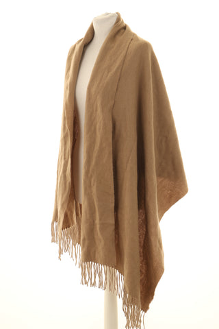 Szal beżowy 100% wełna