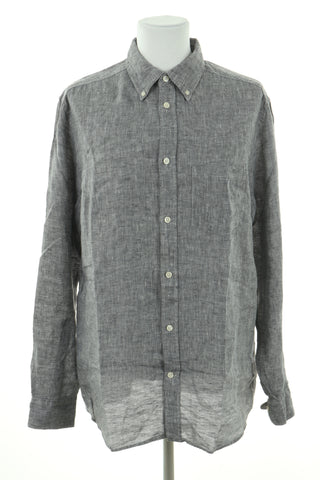 Koszula szara 100% len