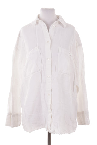 White blouse, 53% linen