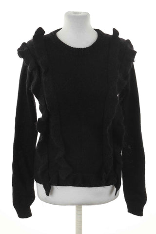 Sweter czarny 35%moher, 35%wełna