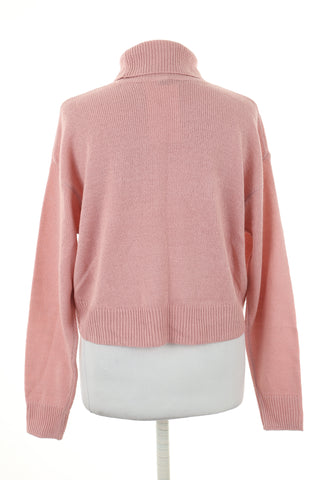Sweter golf różowy