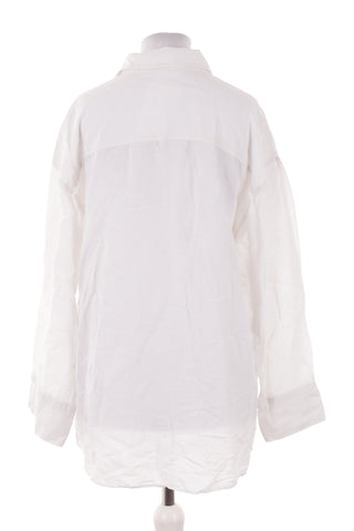 White blouse, 53% linen