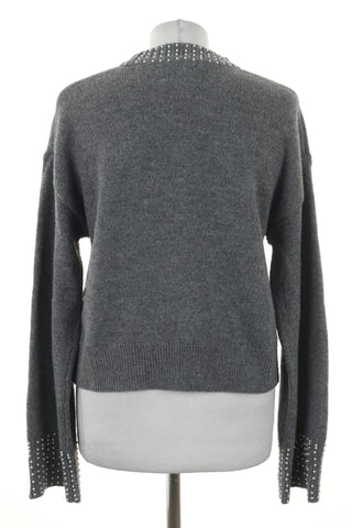 Sweter szary 5% wełna