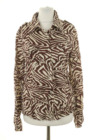 Bluzka wzorek 100% jedwab