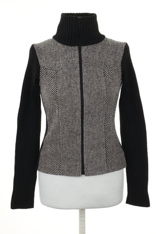 Sweter czarny wzorek