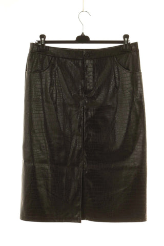 Spódnica czarna eko skóra