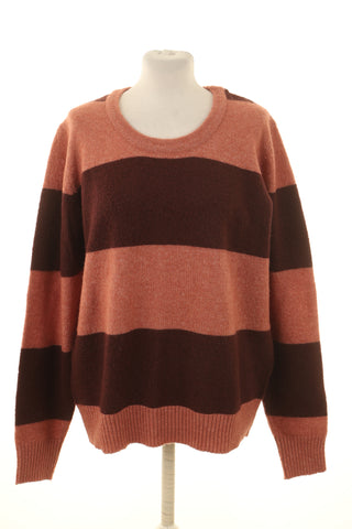 Sweter paski 35% wełna