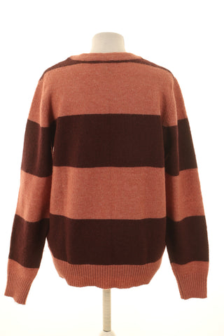 Sweter paski 35% wełna