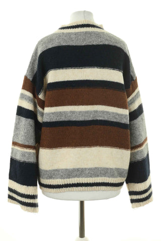 Sweter paski 8% wełna
