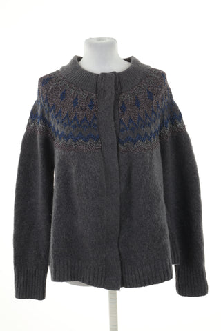 Sweter szary wzorek