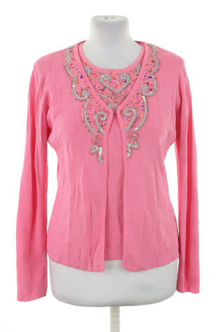 Sweter wzorek + top