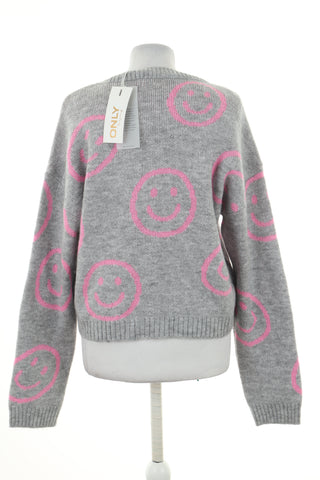 Sweter szary wzorek
