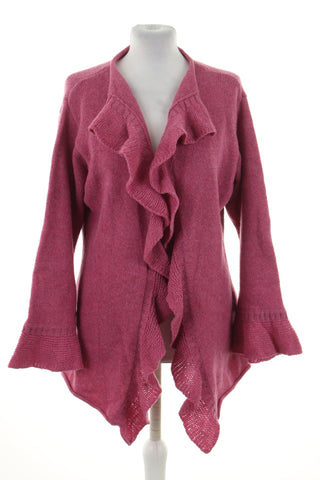 Sweter różowy wełna