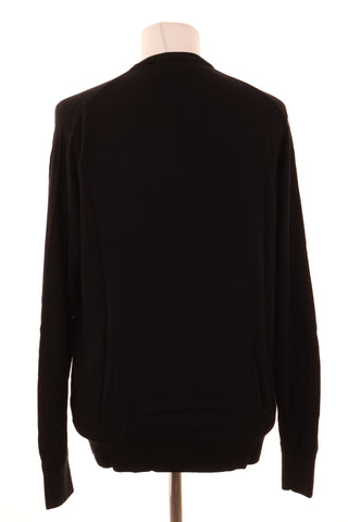 Sweter czarny 100% wełna
