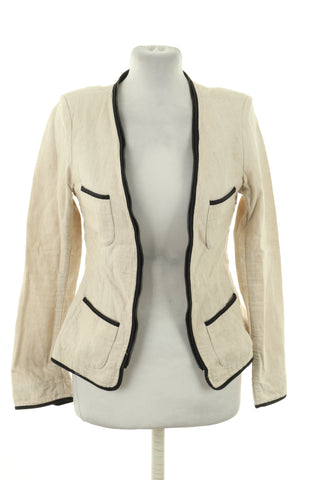 Żakiet kremowy 18% len