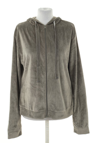 Bluza welurowa zielona