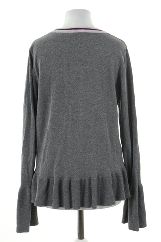 Sweter szary błyszczący