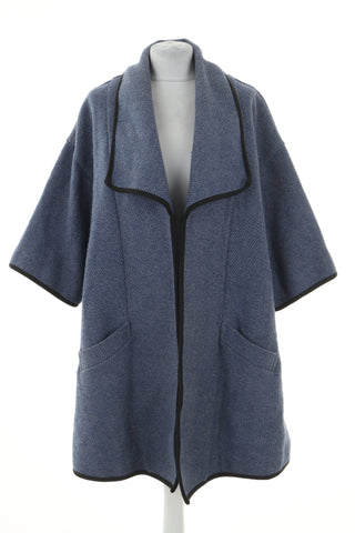 Płaszcz wzorek 65% wełna