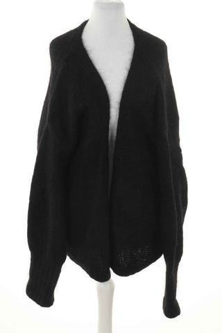 Sweter czarny 33% moher, 33%wełna