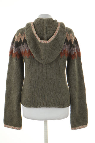 Sweter zielony wzorek