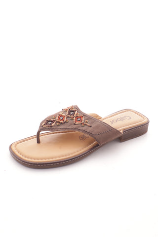 Brown slippers