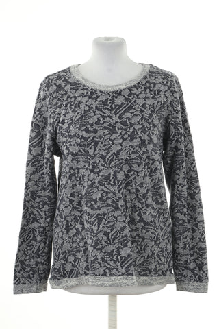 Sweter granatowy wzorek