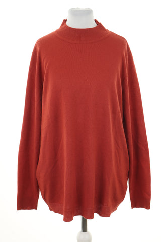 Sweter ceglasty