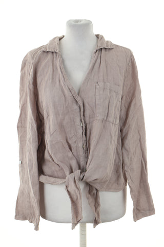 Bluzka beżowa 100%len