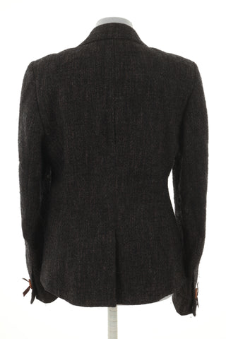 Żakiet melanż 20% wełna, 14% kaszmir, 7% len