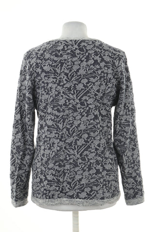 Sweter granatowy wzorek