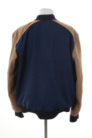 Kurtka granatowo-beżowa