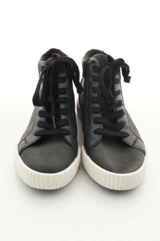 Buty czarne-szare skóra