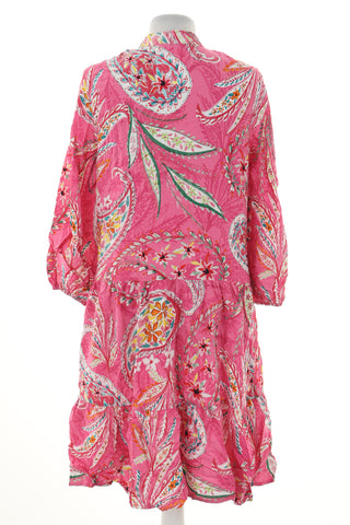 Sukienka różowa wzorek