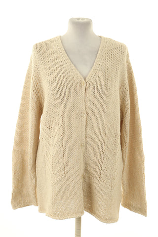 Sweter beżowy 26% wełna