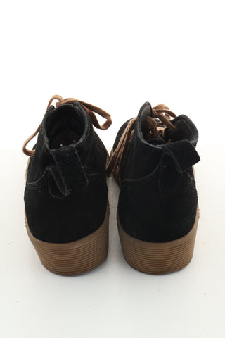 Buty czarne zamszowe