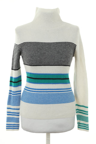 Sweter paski 32% wełna