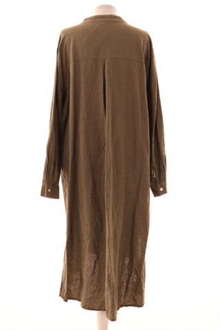 Sukienka zielona 70% len