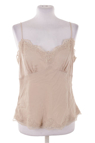 Beige top, 92% silk