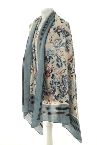 Szal wzorek 20% jedwab