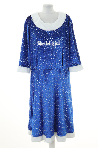 Sukienka świąteczna niebieska