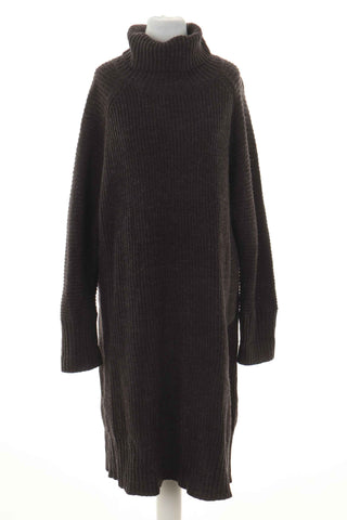 Sukienka grafitowa 15% wełna