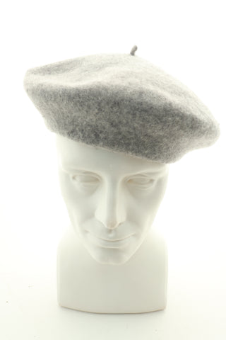 Beret szary 100% wełna