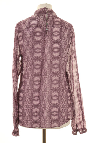 Bluzka wzorek 100% jedwab