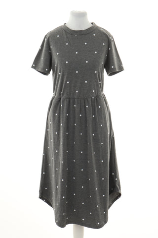 Sukienka szara kropki