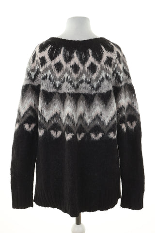 Sweter wzorek 10%wełna, 8%alpaca