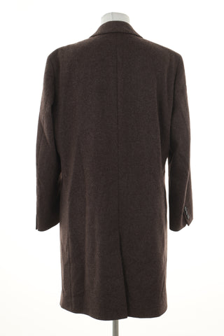 Płaszcz brązowy 55%wełna, 8%kaszmir
