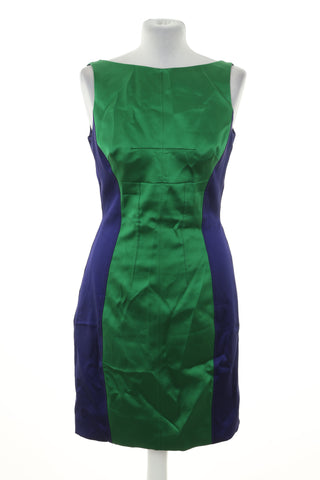 Sukienka zielono-granatowa